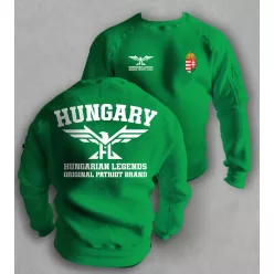 Magyar címeres 2024 férfi kerek nyakú pulóver