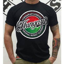 Hungary trikolor férfi rövid ujjú póló