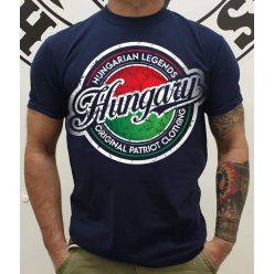 Hungary trikolor férfi rövid ujjú póló