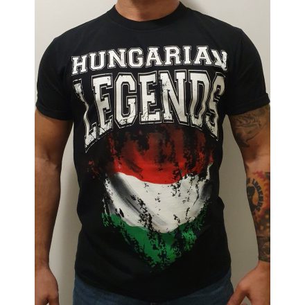 Magyar zászlós férfi rövid ujjú póló