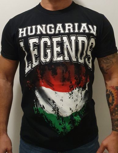 Magyar zászlós férfi rövid ujjú póló