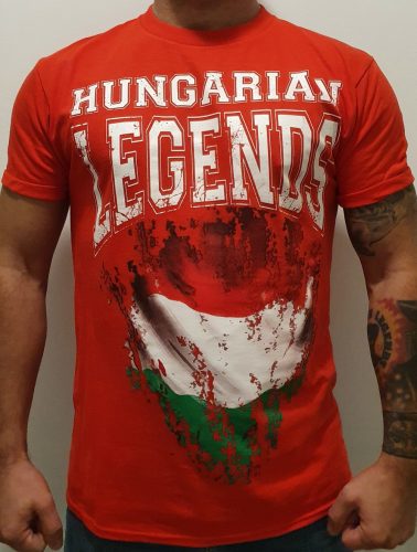 Magyar zászlós férfi rövid ujjú póló