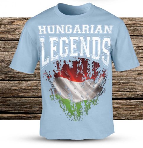 Magyar zászlós férfi rövid ujjú póló