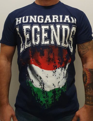 Magyar zászlós férfi rövid ujjú póló