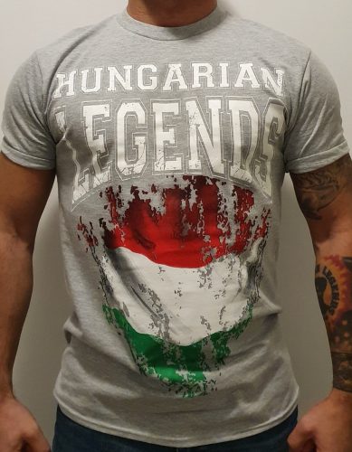 Magyar zászlós férfi rövid ujjú póló