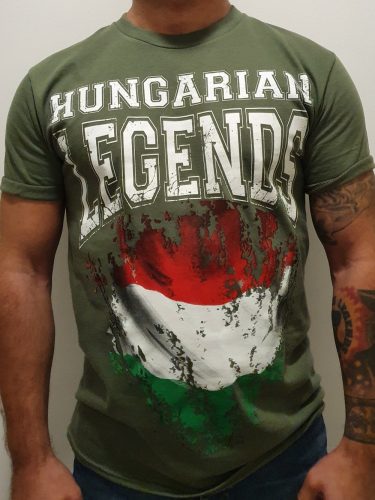 Magyar zászlós férfi rövid ujjú póló