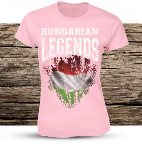 Magyar zászlós női rövid ujjú póló