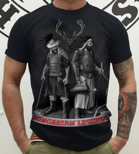 Hunor és Magyar  férfi rövid ujjú póló