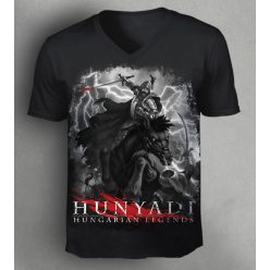 Hunyadi férfi v-nyakú póló