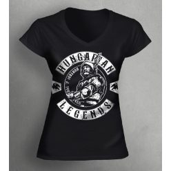 Hunyadi János női v-nyakú póló