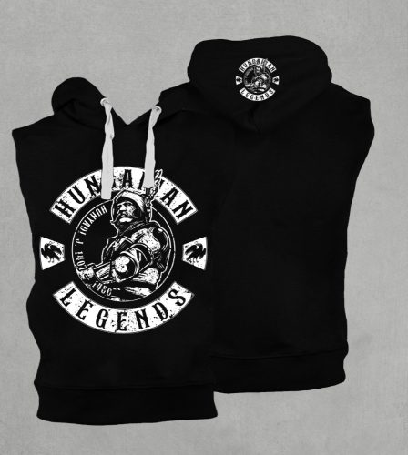 Hunyadi János férfi kapucnis, belebújós mellény