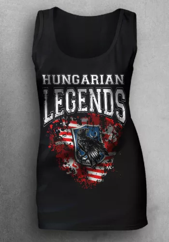 Hunyadi zászlós női ujjatlan póló