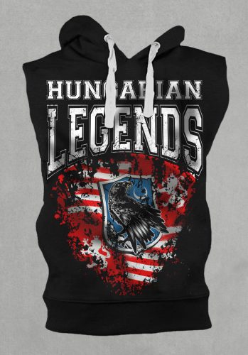 Hunyadi zászlós férfi kapucnis, belebújós mellény