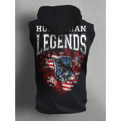 Hunyadi zászlós férfi kapucnis, cipzáras mellény