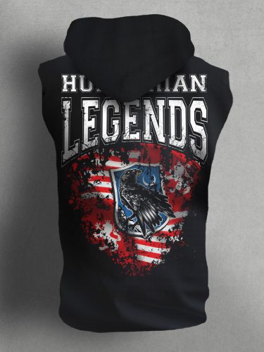 Hunyadi zászlós férfi kapucnis, cipzáras mellény