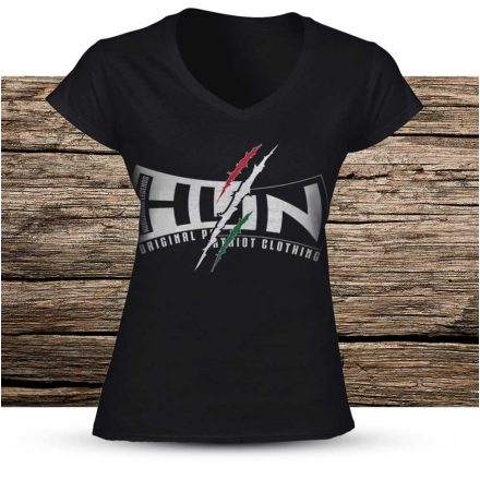 HUN - Patriot Clothing női v-nyakú póló