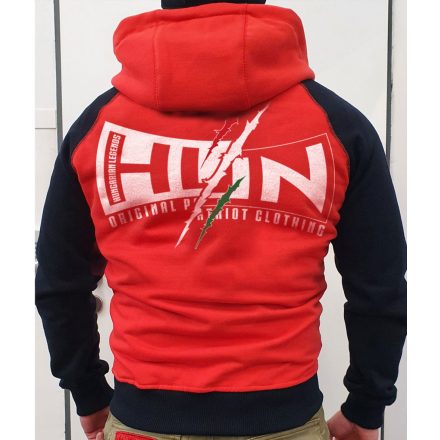 HUN - Patriot Clothing férfi kapucnis, cipzáras pulóver