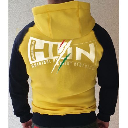 HUN - Patriot Clothing férfi kapucnis, cipzáras pulóver