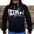 HUN - Patriot Clothing férfi kapucnis, belebújós pulóver