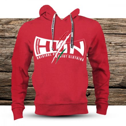 HUN - Patriot Clothing férfi kapucnis, belebújós pulóver