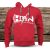 HUN - Patriot Clothing férfi kapucnis, belebújós pulóver