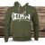 HUN - Patriot Clothing férfi kapucnis, belebújós pulóver