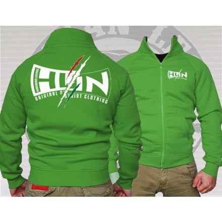 HUN - Patriot Clothing férfi cipzáras, galléros pulóver