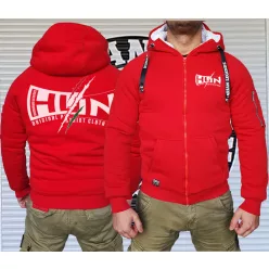   HUN - Patriot Clothing férfi sherpa béléses cipzáras pulóver