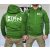 HUN - Patriot Clothing férfi sherpa béléses cipzáras pulóver