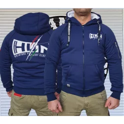   HUN - Patriot Clothing férfi sherpa béléses cipzáras pulóver