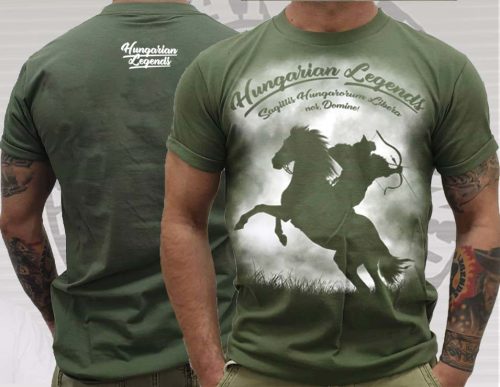Magyar íjász férfi rövid ujjú póló