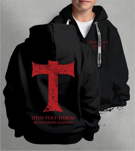 Iterum gyerek kapucnis, cipzáras pulóver