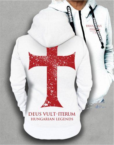 Iterum női cipzáras, kapucnis pulóver