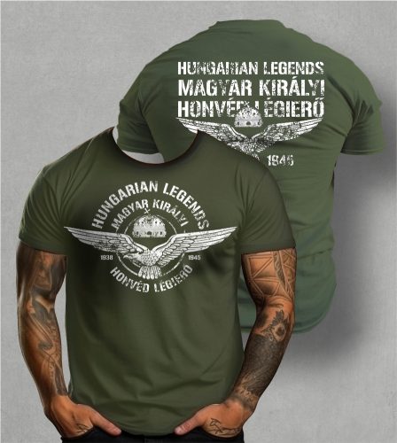 Magyar Királyi Honvéd LÉGIERŐ férfi rövid ujjú póló