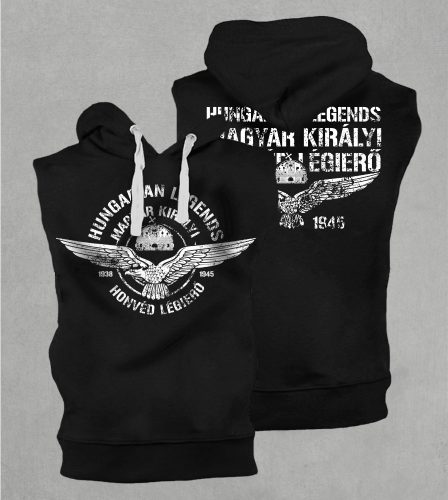 Magyar Királyi Honvéd LÉGIERŐ férfi kapucnis, belebújós mellény