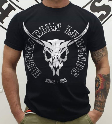 Koponyás marha férfi rövid ujjú póló