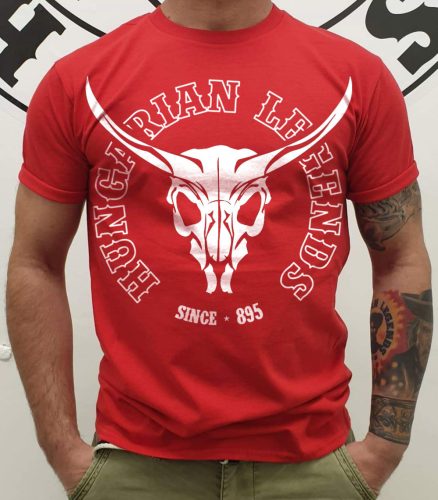 Koponyás marha férfi rövid ujjú póló