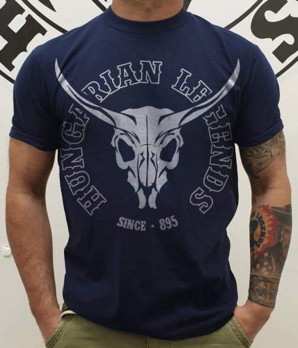 Koponyás marha férfi rövid ujjú póló