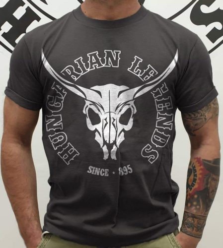 Koponyás marha férfi rövid ujjú póló