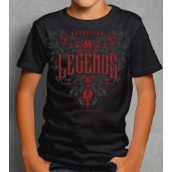Legends - Népi motívumos gyerek rövid ujjú póló