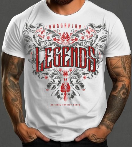Legends - Népi motívumos férfi rövid ujjú póló