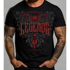 Legends - Népi motívumos férfi rövid ujjú póló