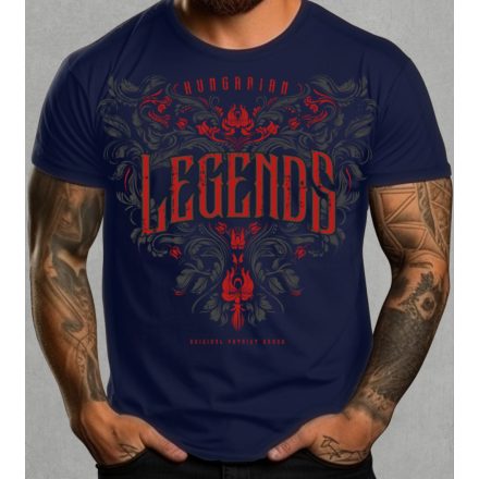 Legends - Népi motívumos férfi rövid ujjú póló