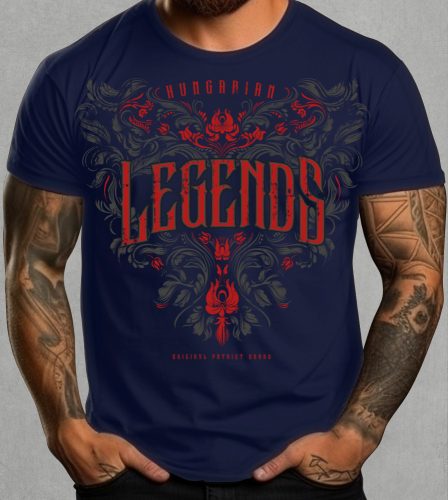Legends - Népi motívumos férfi rövid ujjú póló