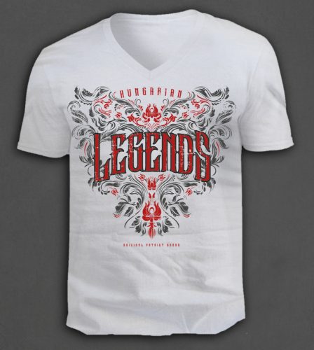 Legends - Népi motívumos férfi v-nyakú póló