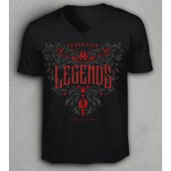 Legends - Népi motívumos férfi v-nyakú póló
