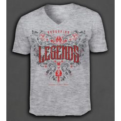 Legends - Népi motívumos férfi v-nyakú póló