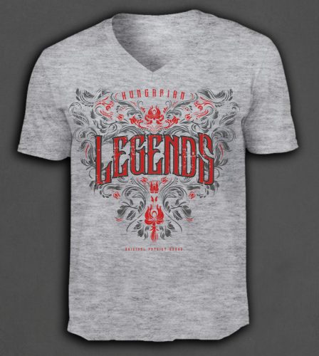 Legends - Népi motívumos férfi v-nyakú póló