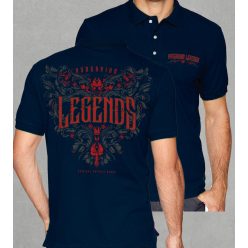 Legends - Népi motívumos  férfi galléros póló
