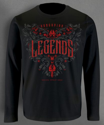 Legends - Népi motívumos  férfi hosszú ujjú póló